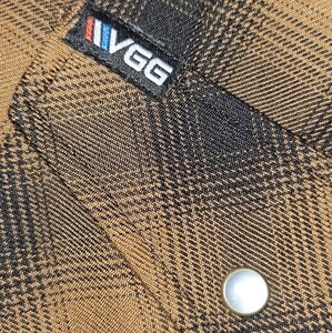 Official Vice Grip Garage VGG x DIXXON Going To Town Flannel in Tan & Black 5XL